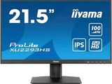 a computer monitor with a display displaying the time and date