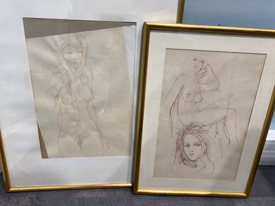 Claude FALBRIARD (XXe). NUS féminin