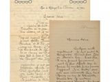 une lettre d'une femme à son père, qui avait lui-même écrit cette lettre à sa mère