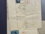 a piece of paper that has some stamps on it