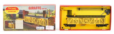 a yellow box with a train on it and a yellow box with a train on it