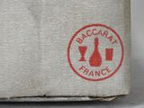 a box with a red stamp on it sitting on a table