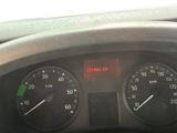 a close up of a speedometer in a car