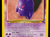 une image d'une carte Pokémon sur laquelle figure un Pokémon violet