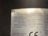 a close up of a label on a motor bike