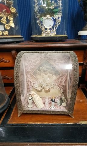 Globe de mariée avec scène