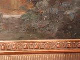 a picture of a painting on the wall of a room