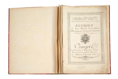 un livre ouvert sur une page blanche bordée de rouge