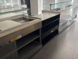an image of a commercial kitchen with stainless steel counter tops