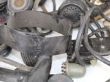 a pile of old tools on a white table