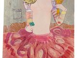 an image of a painting of a woman in a pink tutu