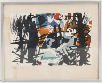 an image of a painting of a group of people on a beach