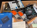a box full of electronics and other items that are in it