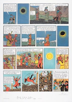 an image of a comic strip with a cartoon of a man on a horse
