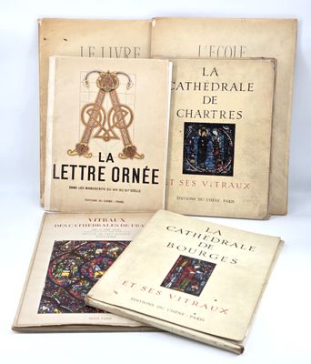LIVRES. Réunion d'ouvrages sur l'art : -La lettre ornée, Edi…