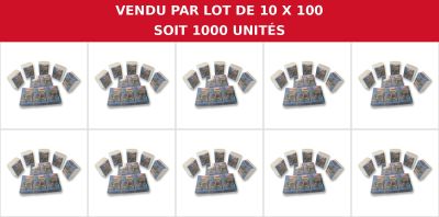 six different pictures of a bunch of cards on a white background