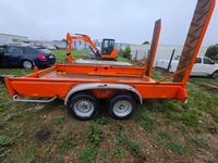 REM Remorque porte engins SANS CARTE GRISE - 3 rampes - plaq… (photo 5)