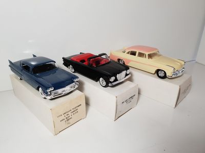 JO-HAN, 1/25ème plastique monté d'origine, 3 américaines pou…