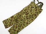 a bathing suit with a camouflage pattern on it
