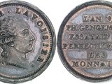 a close up of a coin with a woman ' s face on it