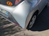 a car that has a sticker on the back of it
