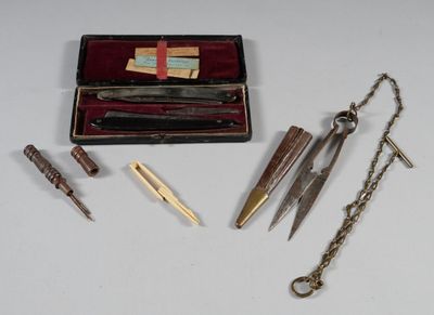a box with a bunch of different items in it