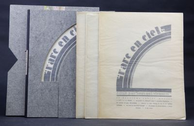 a book that is open on a black background