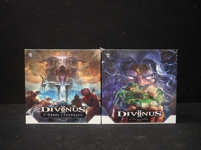 deux jeux de cartes correspondant aux deux versions différentes du jeu, « The Divines » et « The Divines »