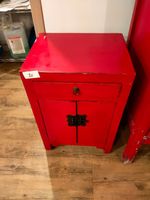 UN MEUBLE BOIS ROUGE 2 PORTES JAPONISANT 97 X 45 X 108 CM (photo 5)
