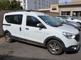 a picture of a white van parked in a parking lot
