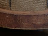 a close up view of a hat on a table