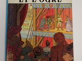 an old children ' s book with a picture of a circus scene