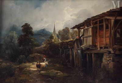 une peinture sur le mur d'un immeuble représentant un homme à cheval