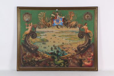 une image d'un tableau sur le mur d'une pièce