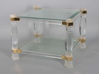 Table basse, le piètement balustre et la structure en plexig… (photo 2)