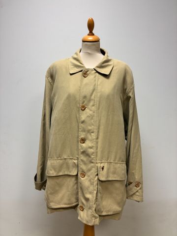 Gentlemen FARMER - Imperméable d'homme peau de gants beige, bouto...