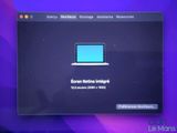 a computer screen with a blue screen on it