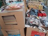 many boxes stacked on top of each other in a warehouse
