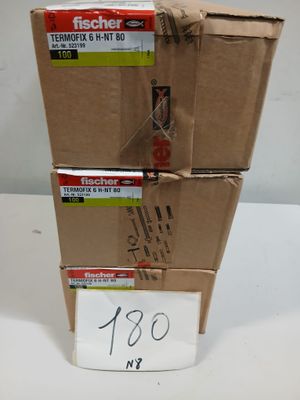 Lot de 300 fixations Fischer Termofix, articles neufs.
