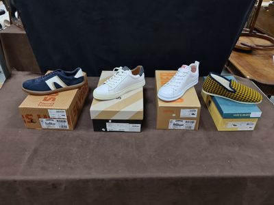 Lot de 4 paires de chaussures homme de marques SOIR&MATIN, C…