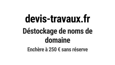 Nom de domaine devis-travaux.fr.