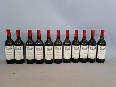 BORDEAUX - 11 bouteilles, Côtes de Bourg, Château Peyrefaure…