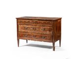 une image représentant une petite commode sur fond blanc