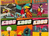 Les couvertures des bandes dessinées sont toutes de couleurs et de tailles différentes.