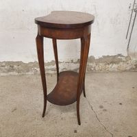 Table rognon en bois de placage et marqueterie - Style Trans… (photo 5)