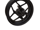 an image of a black wheel with a black spoke on a white background