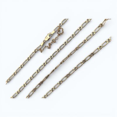 CHAINE en or jaune poids 6.6 g long 62 cm - Photo 1