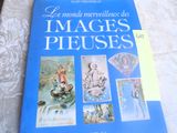 a blue book with pictures of people on it