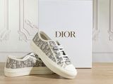 christian dior monogram canvas low - top sneakers