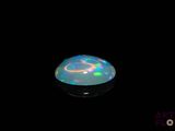an image of a black oplite in the dark